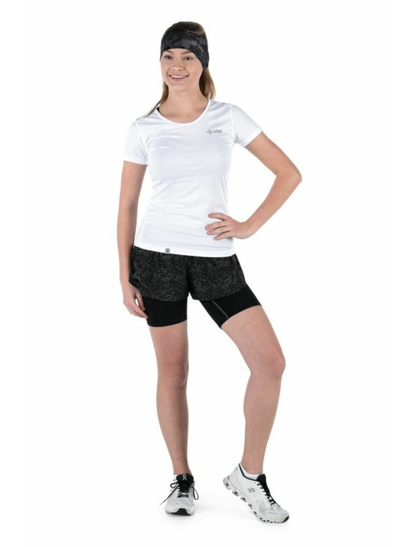 Kilpi Dámske bežecké kraťasy 2 v 1 Kilpi BERGEN-W Čierna