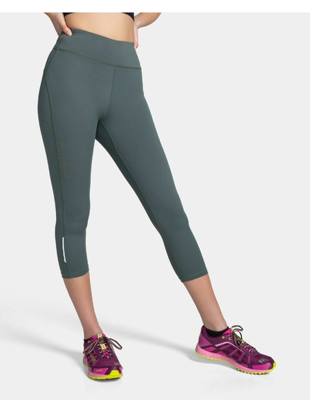 Kilpi Dámske 3/4 legíny Kilpi AMIRA-W Tmavo zelená