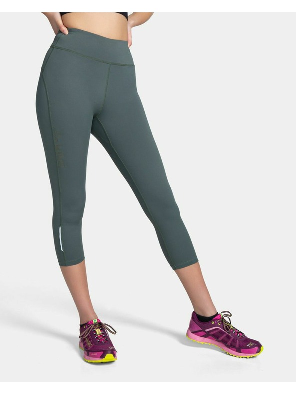 Kilpi Dámske 3/4 legíny Kilpi AMIRA-W Tmavo zelená