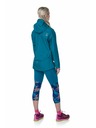 Kilpi Dámske 3/4 fitnes legíny Kilpi SOLAS-W Tyrkysová