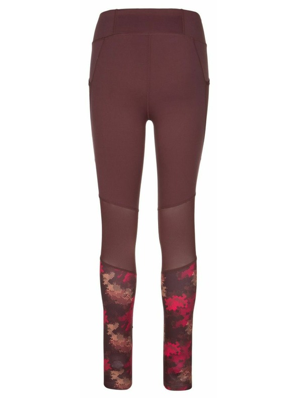 Kilpi Dámske fitnes legíny Kilpi LIGANO-W Tmavo červená