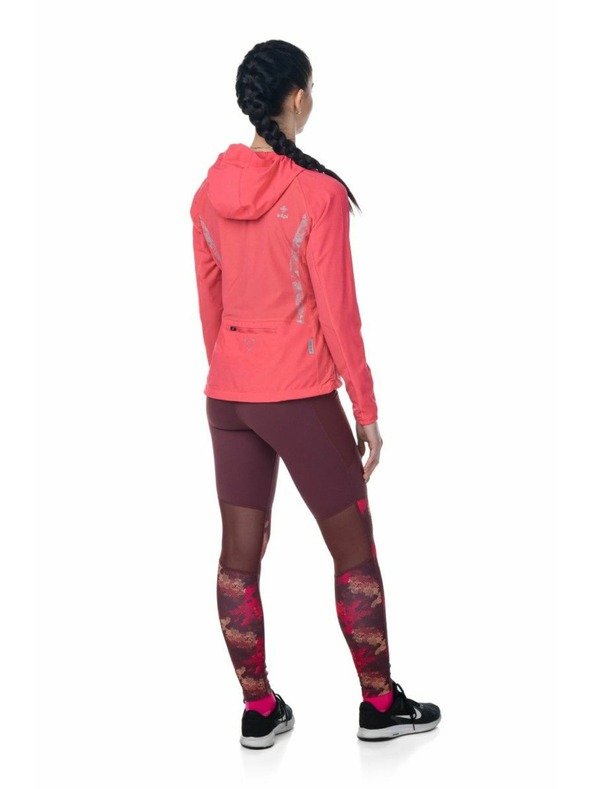 Kilpi Dámske fitnes legíny Kilpi LIGANO-W Tmavo červená