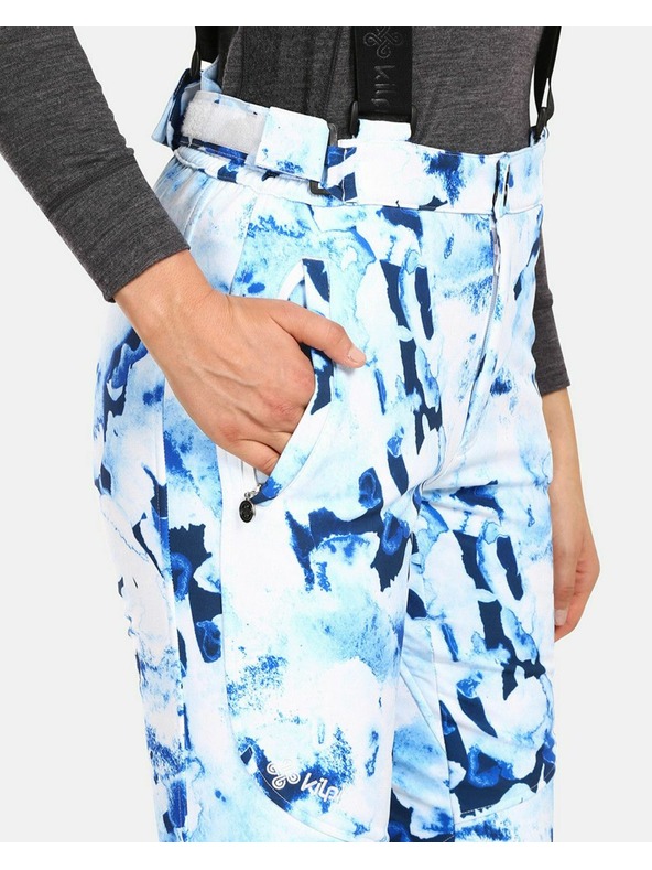 Kilpi Dámske softshellové lyžiarske nohavice Kilpi TORIEN-W Biela