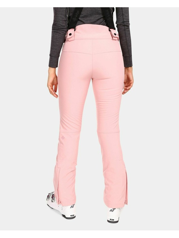 Kilpi Dámske softshellové lyžiarske nohavice Kilpi DIONE-W Svetloružová