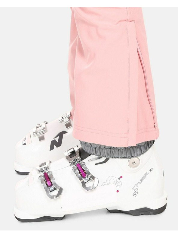 Kilpi Dámske softshellové lyžiarske nohavice Kilpi DIONE-W Svetloružová