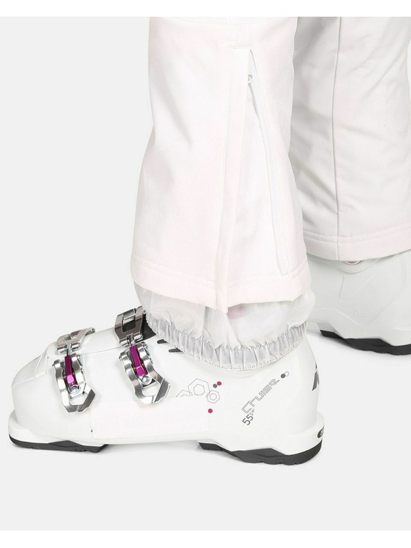 Kilpi Dámske softshellové lyžiarske nohavice Kilpi DIONE-W White