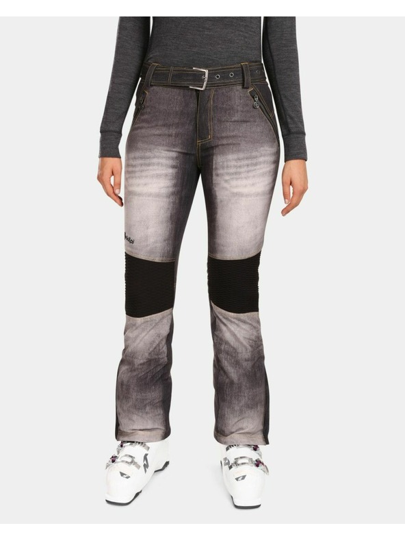 Kilpi Dámske softshellové lyžiarske nohavice Kilpi JEANSO-W Čierna