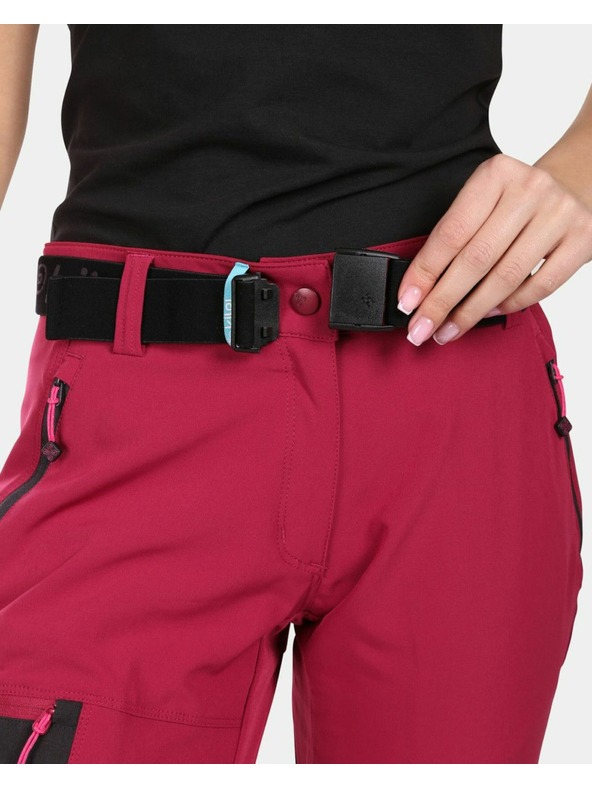 Kilpi Dámske outdoorové nohavice Kilpi BELVELA-W Tmavo červená