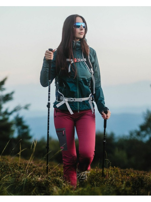 Kilpi Dámske outdoorové nohavice Kilpi BELVELA-W Tmavo červená