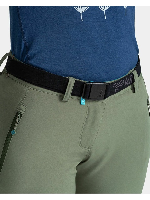 Kilpi Dámske outdoorové nohavice Kilpi BELVELA-W Khaki