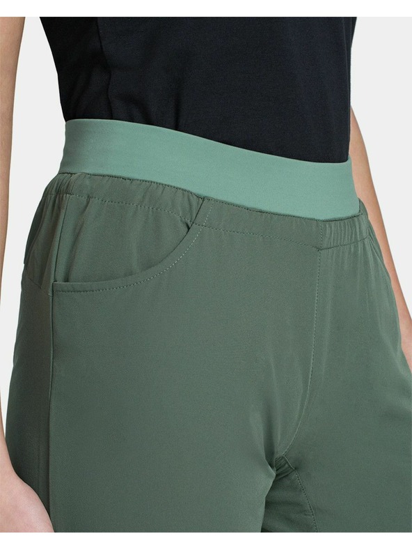 Kilpi Dámske outdoorové nohavice Kilpi MIMI-W Tmavo zelená