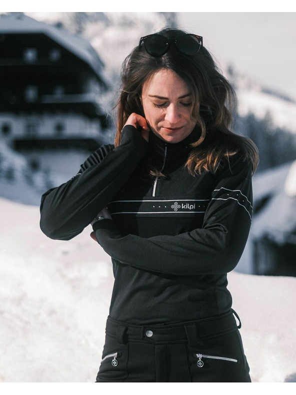 Kilpi Dámska termobielizeň s dlhým rukávom Kilpi LEEMA-W Čierna