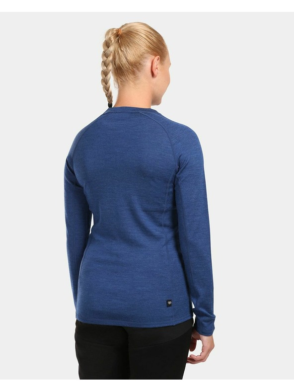 Kilpi Dámske funkčné tričko s dlhým rukávom Kilpi MAVORA TOP-W Tmavo modré