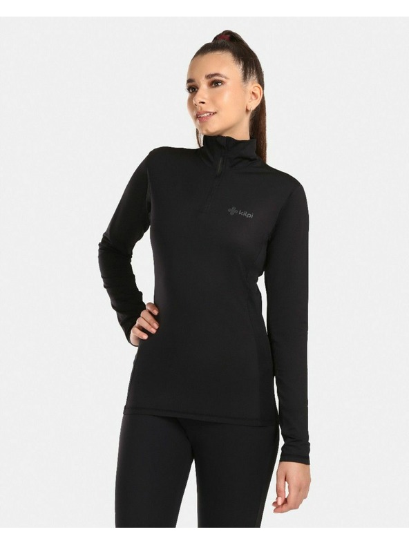 Kilpi Dámske funkčné tričko s dlhým rukávom Kilpi WILLIE-W Čierne