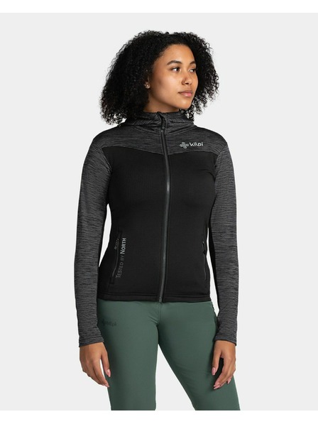 Kilpi Dámska športová mikina s kapucou Kilpi SEVELEN-W Čierna