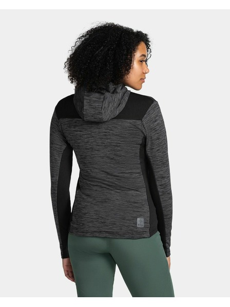 Kilpi Dámska športová mikina s kapucou Kilpi SEVELEN-W Čierna