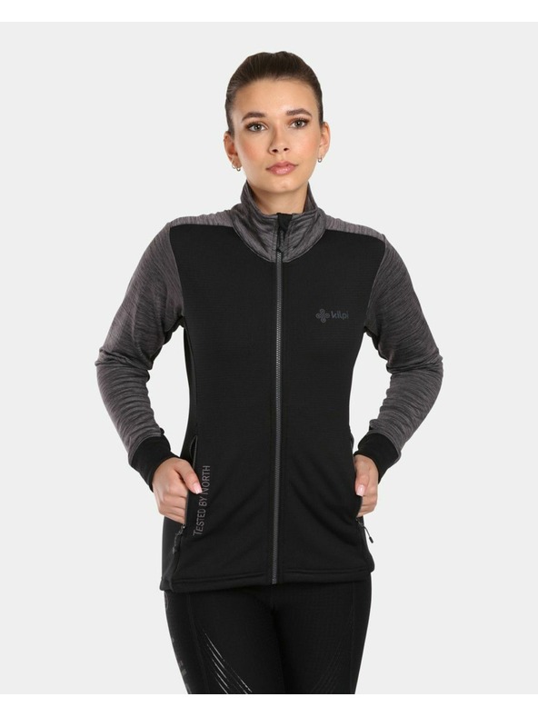 Kilpi Dámska funkčná mikina Kilpi SIREN-W Čierna