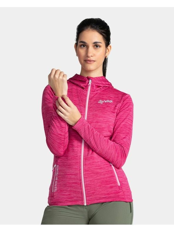 Kilpi Dámska športová mikina s kapucou Kilpi SEVELEN-W Ružová