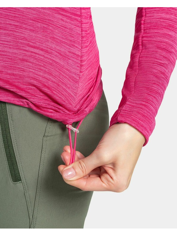 Kilpi Dámska športová mikina s kapucou Kilpi SEVELEN-W Ružová