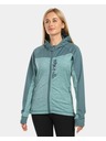 Kilpi Dámska športová mikina s kapucou Kilpi LAYANA-W Tyrkysová