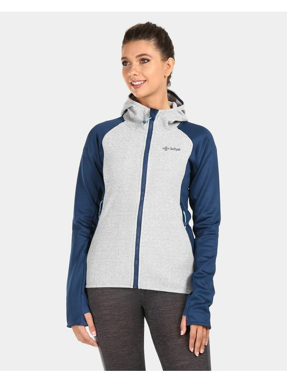 Kilpi Dámska fleecová mikina Kilpi VERSAM-W Tmavmodrá