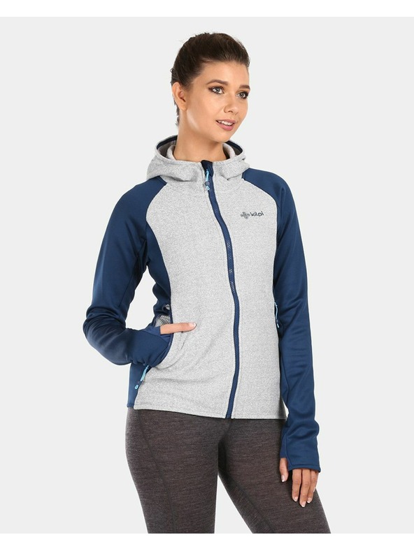 Kilpi Dámska fleecová mikina Kilpi VERSAM-W Tmavmodrá