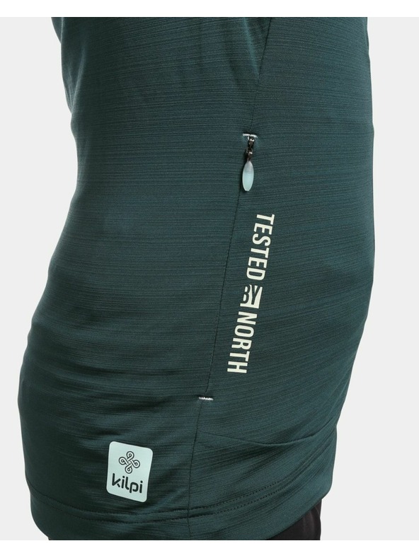 Kilpi Dámska elastická mikina Kilpi MEMPHIS-W Tmavo zelená