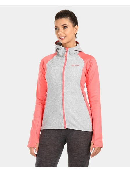 Kilpi Dámska fleecová mikina Kilpi VERSAM-W Ružová