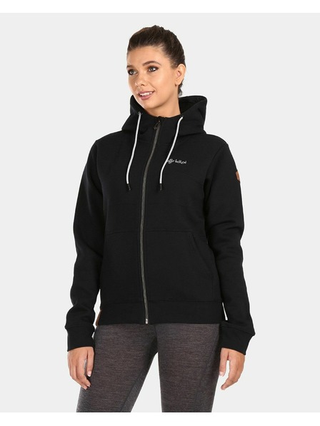 Kilpi Dámska bavlnená mikina Kilpi RAJANA-W Čierna