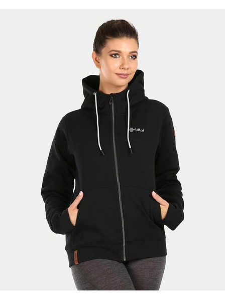 Kilpi Dámska bavlnená mikina Kilpi RAJANA-W Čierna