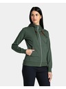 Kilpi Dámska bavlnená mikina Kilpi TARALI-W Tmavozelená