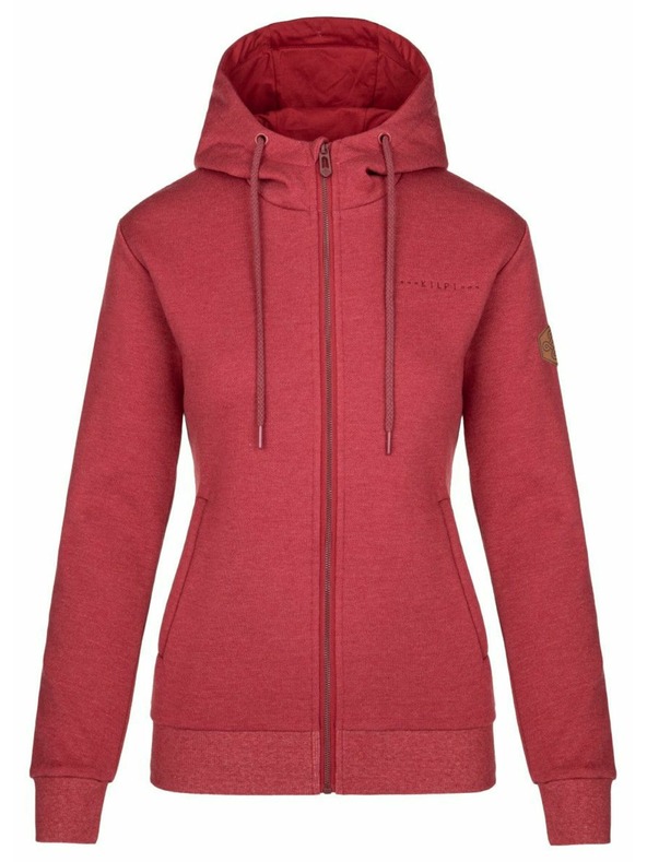Kilpi Dámska mikina Kilpi LEINES-W Tmavočervená