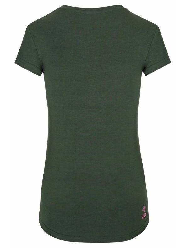 Kilpi Dámske tričko s krátkym rukávom Kilpi TORNES-W Tmavozelená