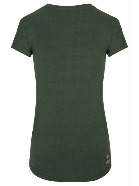 Kilpi Dámske tričko s krátkym rukávom Kilpi TORNES-W Tmavozelená