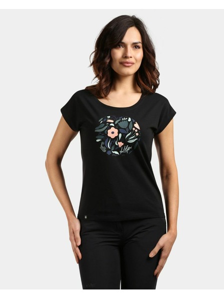 Kilpi Dámske tričko z bavlny Kilpi ROANE-W Čierna