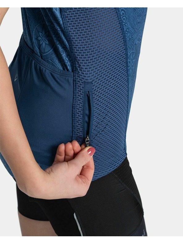 Kilpi Dámsky cyklistický dres Kilpi MOATE-W Tmavo modrá