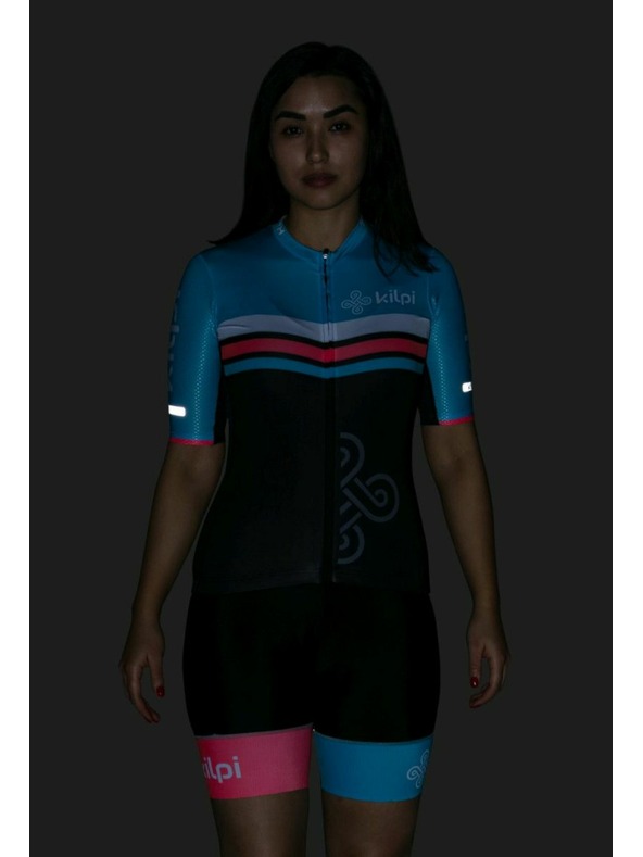 Kilpi Dámsky tímový cyklistický dres Kilpi CORRIDOR-W Svetlo modrá