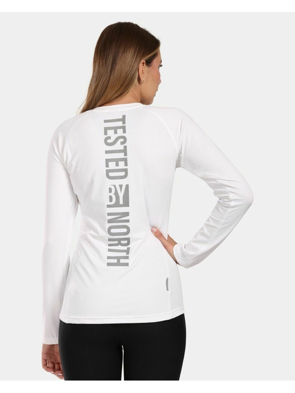 Kilpi Dámske funkčné tričko s dlhým rukávom Kilpi SPOLETO-W Biela
