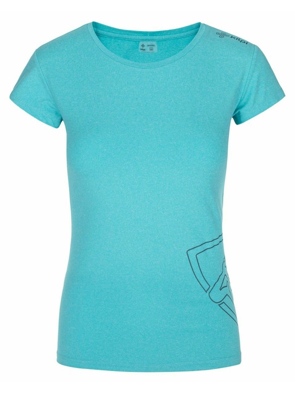 Kilpi Dámske technické tričko Kilpi LISMAIN-W Tyrkysová