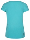 Kilpi Dámske technické tričko Kilpi LISMAIN-W Tyrkysová