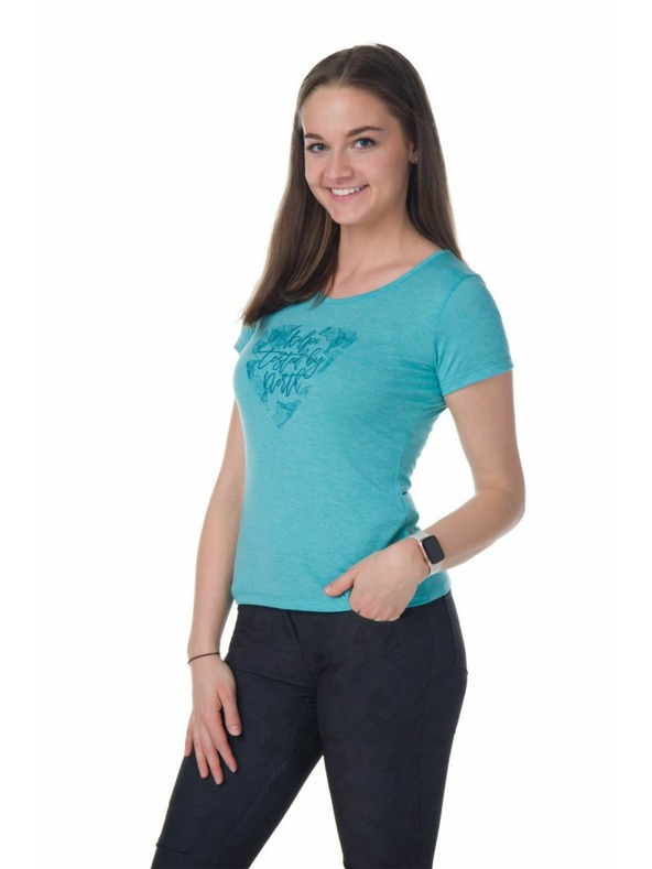 Kilpi Dámske outdoorové tričko Kilpi GAROVE-W Tyrkysová
