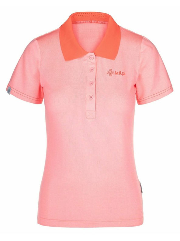 Kilpi Dámske funkčné polo tričko Kilpi COLLAR-W Svetlo ružová