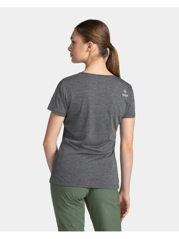 Kilpi Dámske funkčné tričko Kilpi GAROVE-W Tmavo šedá