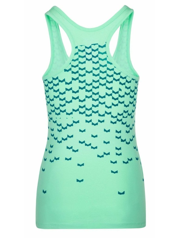 Kilpi Dámske bavlnené tielko Kilpi LEAVES-W Tyrkysová