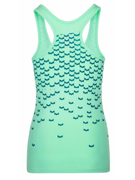 Kilpi Dámske bavlnené tielko Kilpi LEAVES-W Tyrkysová