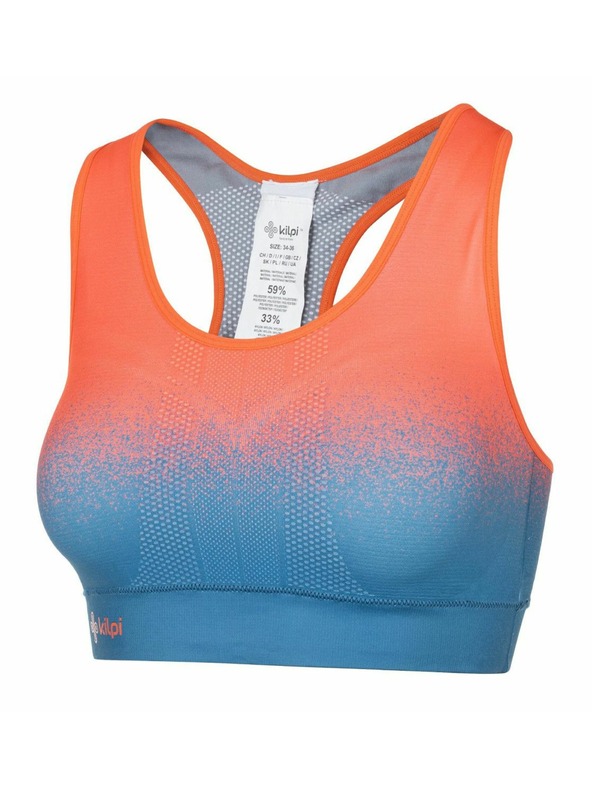 Kilpi Dámska bezšvová športová podprsenka Kilpi WINIE-W Koralová