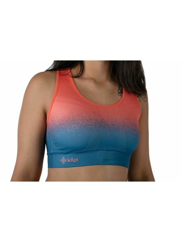 Kilpi Dámska bezšvová športová podprsenka Kilpi WINIE-W Koralová