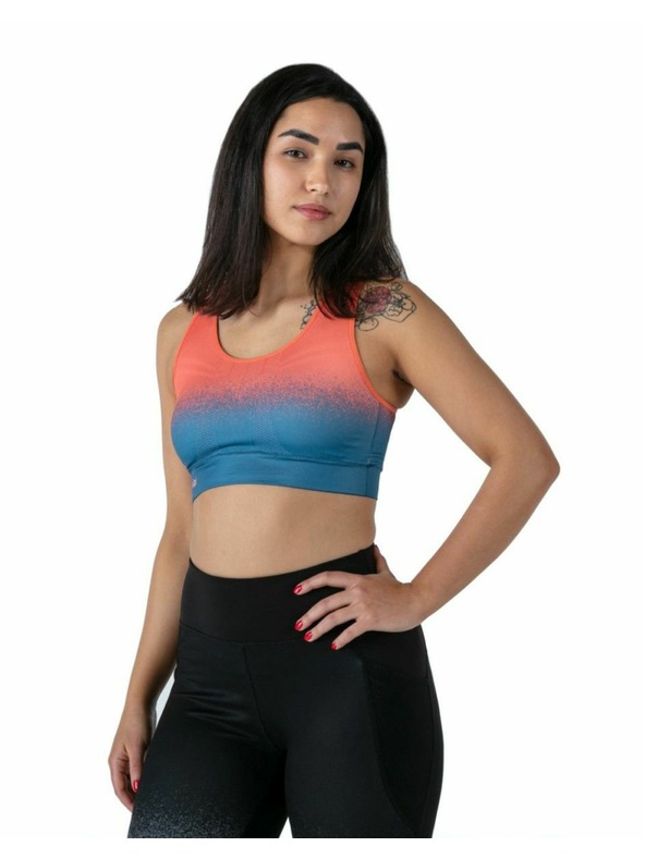 Kilpi Dámska bezšvová športová podprsenka Kilpi WINIE-W Koralová