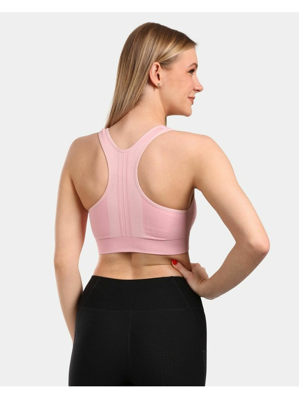 Kilpi Dámska športová bezšvová podprsenka Kilpi WINIE-W Svetloružová