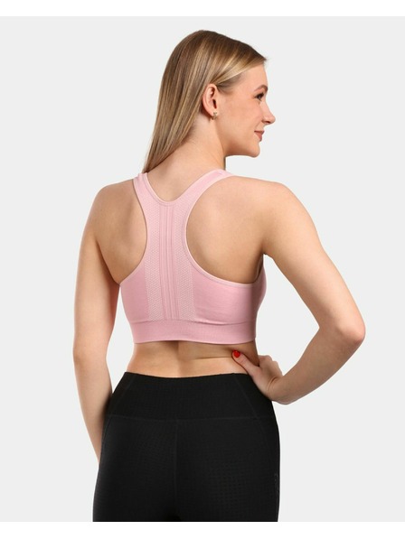 Kilpi Dámska športová bezšvová podprsenka Kilpi WINIE-W Svetloružová